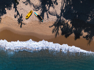 aerial photography of the beach in Angra dos reis brazil rio de janeiro during summer