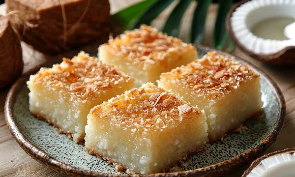 mexican cocada coconut squares video