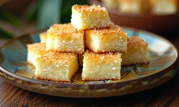 mexican cocada coconut squares video