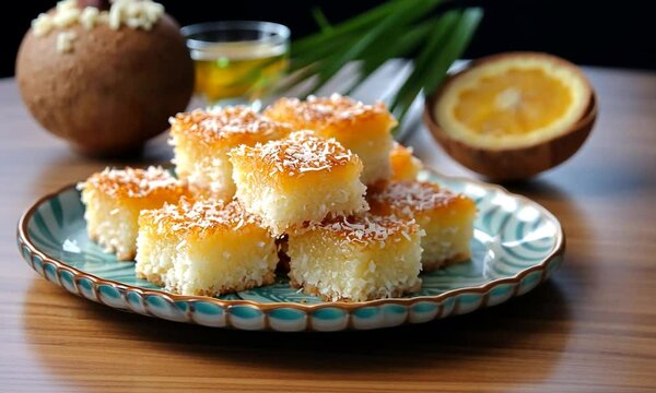 mexican cocada coconut squares video