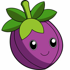 Obraz premium funny cartoon fruit