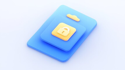 Secure File Management: 3D Illustration of Shield Protecting Documents. Abstract Marketing Background with Hand-drawn Style. High-end 8K Design for Data Security Concepts. Ideal for Posters, Banners, 