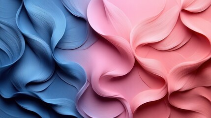 Obraz premium Harmony of pastel hues, A textured blend of serenity and softness