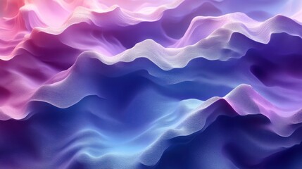 Obraz premium Dreamy Abstract Landscape with Smooth Gradient Colors and Soft Waves