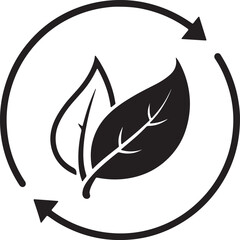 Isolated green leaf and-arrow icon Vector, green leaf and-arrow Silhouette,green leaf and-arrow icon set, green leaf and-arrow for logo,color green leaf and-arrow Vector illustration, Vector Graphic