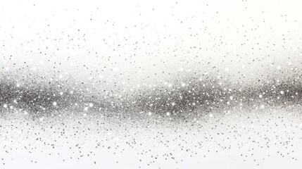 Obraz premium Silver Glitter Falling Against a Soft White Background