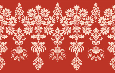 Ethnic Motifs Ikat floral paisley embroidery floral. ikat Saree Sarong oriental pattern traditional.Ikat embroidery style abstract embroidery design for texture,fabric,clothing,wrapping,decoration