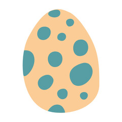 Easter Egg. Cute illustration, vector, color, simple.