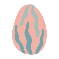 Easter Egg. Cute illustration, vector, color, simple.