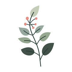 Berries. Cute illustration, vector, color, simple.