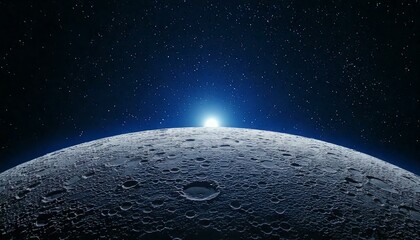 moon and earth
