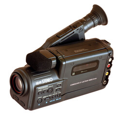 caméscope et lecteur vidéo 8 mm, PNG sur fond transparent