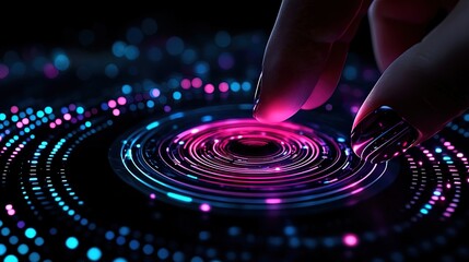 Franchise growth, Dynamic Growth and Expansion in Digital Brand Visualization with Vibrant Colors