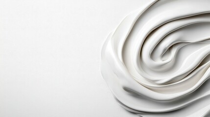 Minimalist Soft White Texture on Clean Background with Shadows