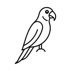 Fototapeta premium vector illustration of a bird