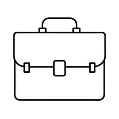 black briefcase icon