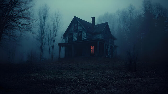 abandoned house, sinister, horror ambience, terror, horrible