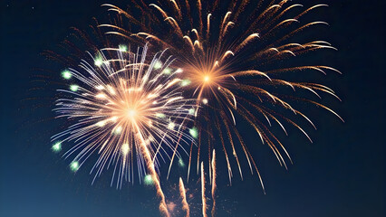 fireworks in the sky