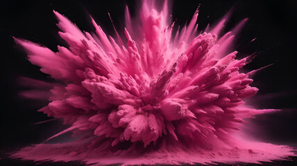 abstract background with pink smoke explosion