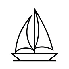 sailing ship vector illustration