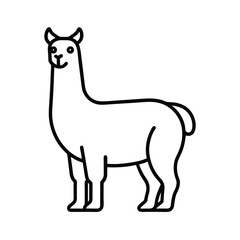 vector illustration of a cartoon giraffe