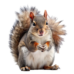 Obraz premium Squirrel isolated on transparent background