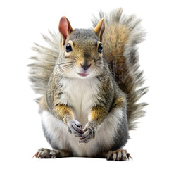 Obraz premium Squirrel isolated on transparent background