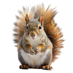 Fototapeta premium Squirrel isolated on transparent background