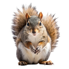 Squirrel isolated on transparent background