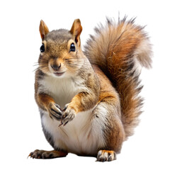 Squirrel isolated on transparent background