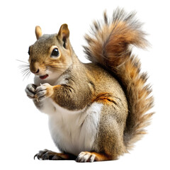 Squirrel isolated on transparent background