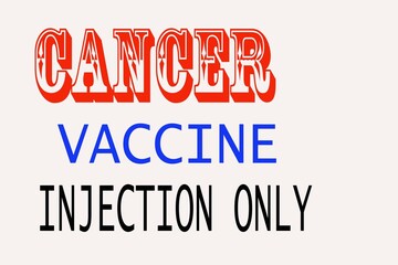 Cancer vaccine injection only