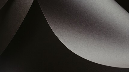 Abstract Gray Paper Curves: A Minimalist Design