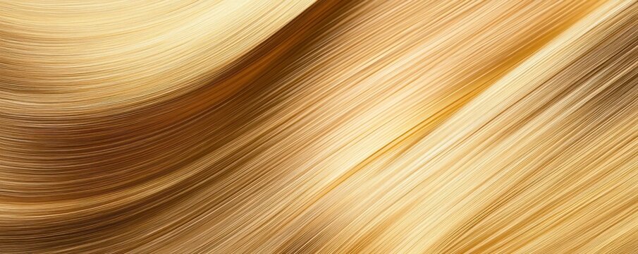 A smooth and flowing gold metal texture creates an exquisite backdrop suitable for various design needs. The rich tones and dynamic lines provide ample space for text or graphics