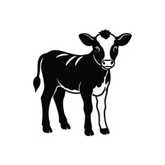 baby cow vector illustration