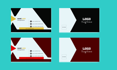 professinal business card or minimal business card and modern business card template.