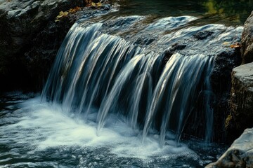 Breathtaking Washington Waterfall Amidst Lush Greenery and Cascading Streams