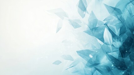 Obraz premium Abstract Blue Crystallized Glacial Formation