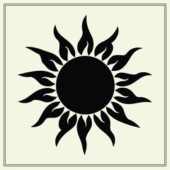 Silhouette of a Sun, Radiant Heat