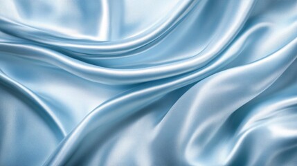 A soft blue abstract background with flowing curves and smooth shading