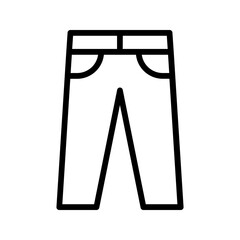 pants icon color editable on white background