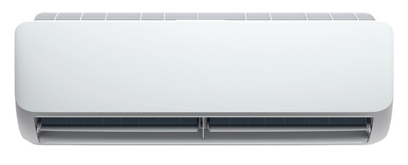 Modern air condition on isolated transparent background 
