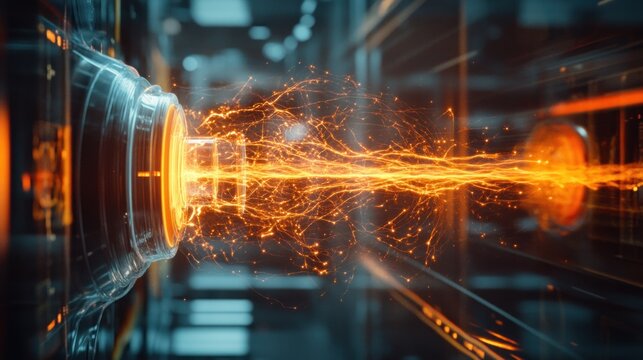 Futuristic Energy Transfer: Digital Stream