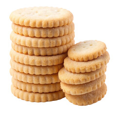 cookies on a white background