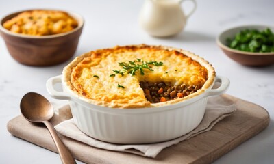 Warm and Comforting Homemade Shepherd's Pie with Fresh Ingredients