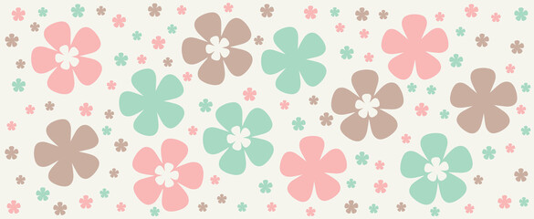lovely flowers. background for March 8, birthday, spring, March, April, May. vector graphics.