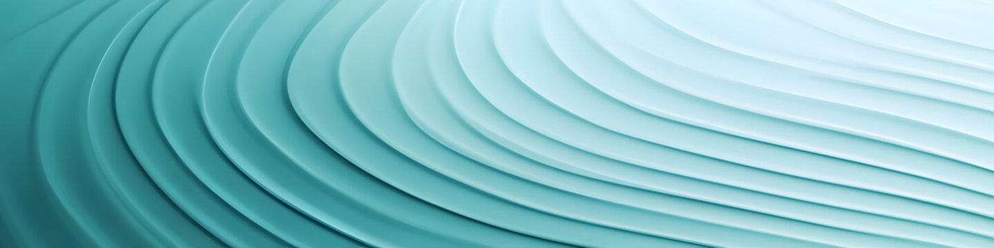 A visually striking background featuring smooth, curving lines in various shades of light blue, creating a flowing and dynamic pattern. The lines gradually transition in color and form, giving an impr