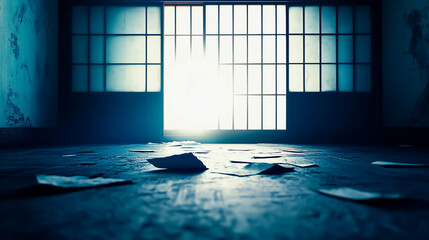 もぬけの殻になった日本家屋の一室