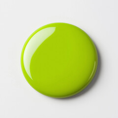 green glossy button