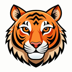 Tiger head vector 